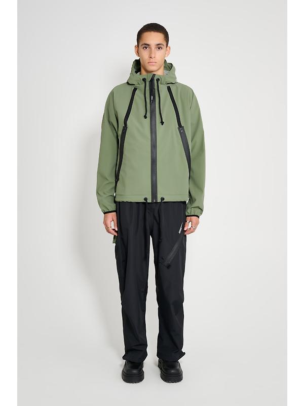 Stutterheim Men's Traneberg Tape Jacket - Matte Dry Green Image 2