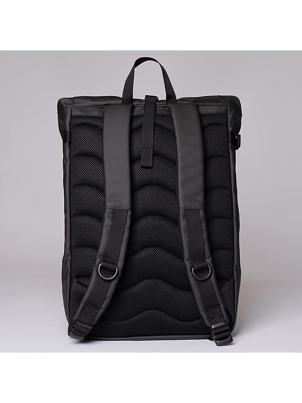 Sandqvist Stream Slim Rolltop Backpack L - Black Image 3