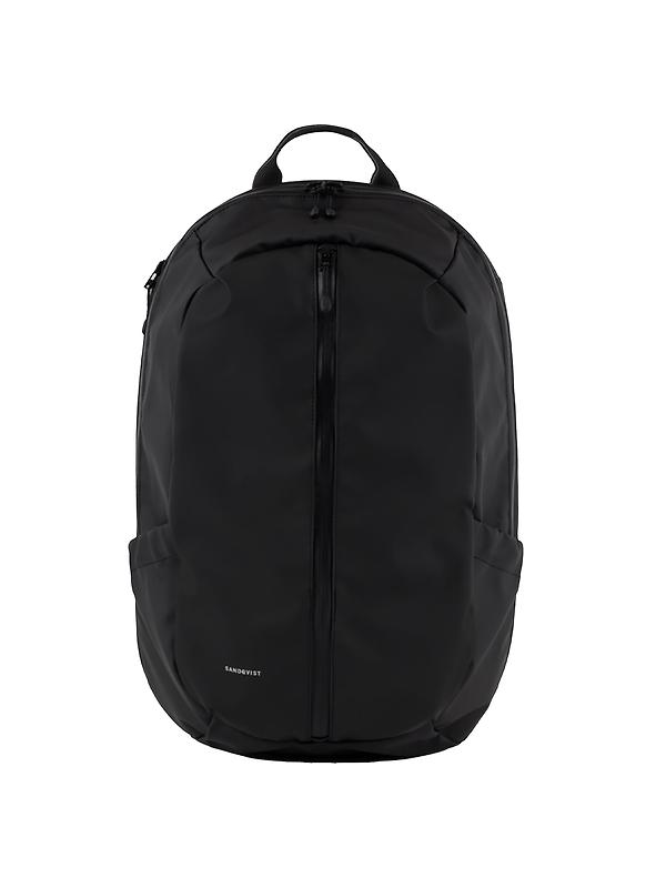Sandqvist Stream Zipper Backpack 23L 16" - Black Image 1
