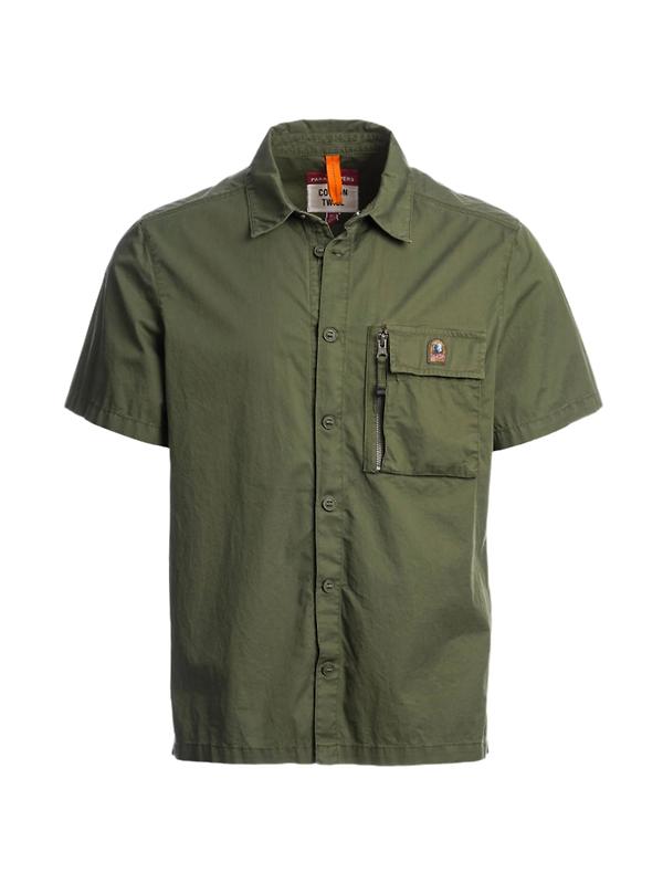 Product image of Parajumpers Men's Merv Short Sleeve Shirt - Tortuga Green
