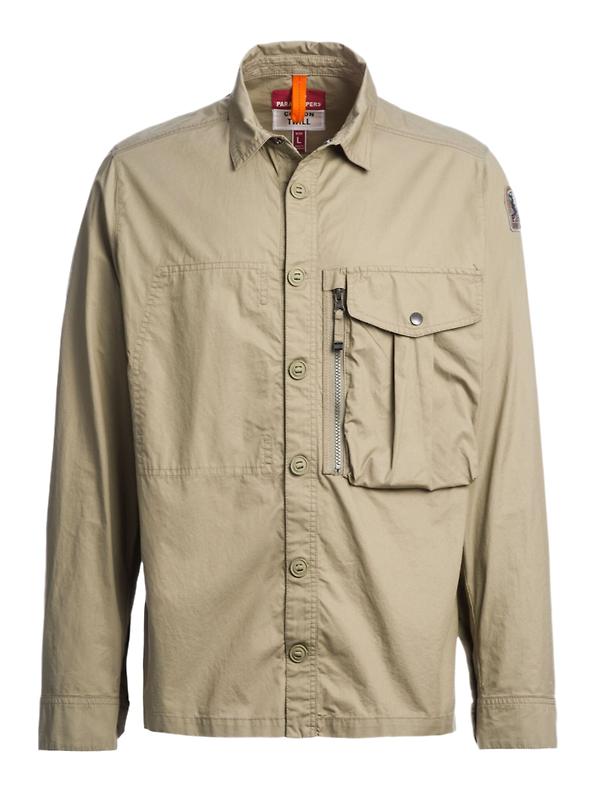 Product image of Parajumpers Men's Kurtis Long Sleeved Overshirt - Silver Sage