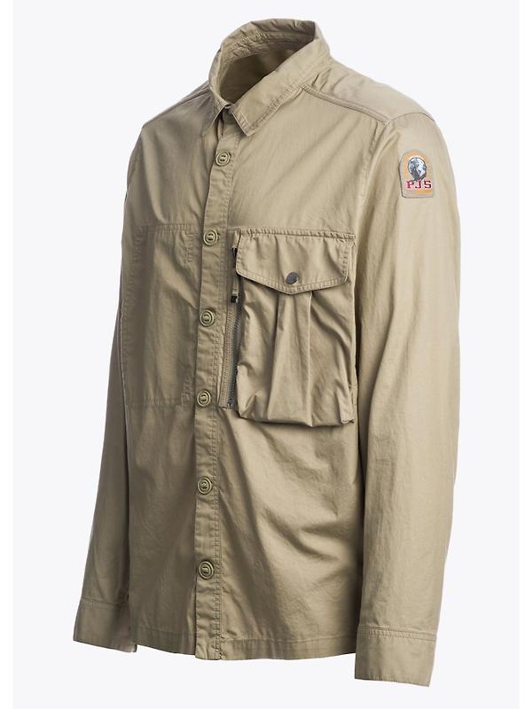Parajumpers Men's Kurtis Long Sleeved Overshirt - Silver Sage Image 2