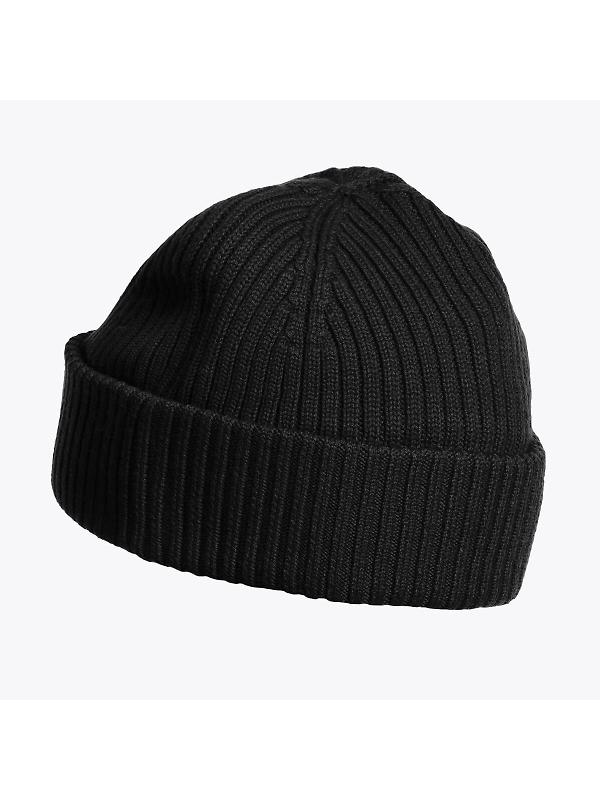 Parajumpers Rib Knitted Beanie Hat - Black Image 2
