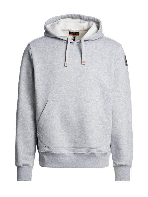 Parajumpers Men's Everest Hooded Sweatshirt - Ash Grey Melange Image 1