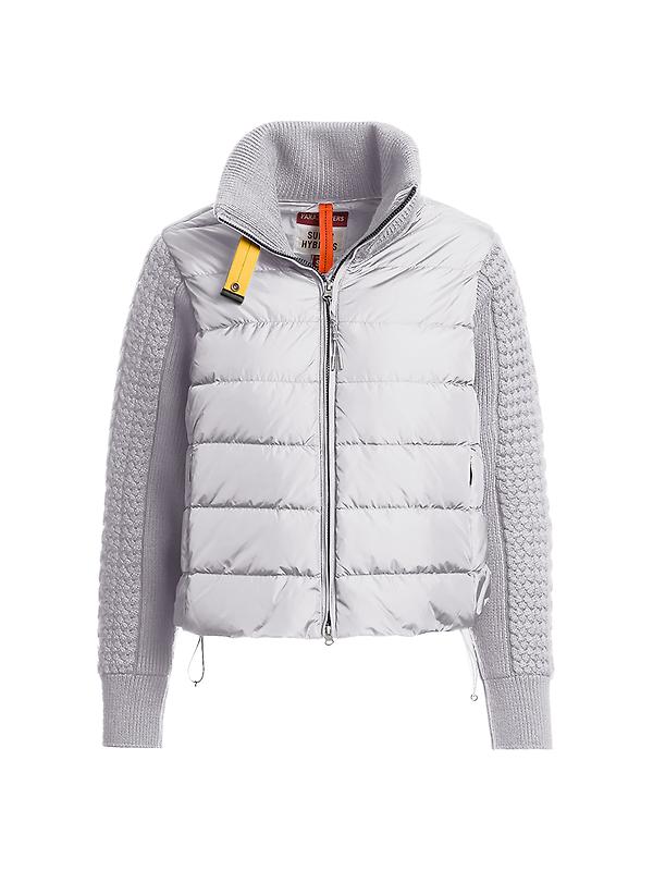 Parajumpers Women's Moonie Down Bomber Jacket - Pearl Grey Image 1