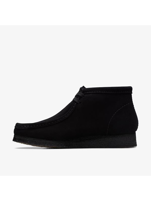 Clarks Originals Men's Wallabee Boots - Black Suede Image 2