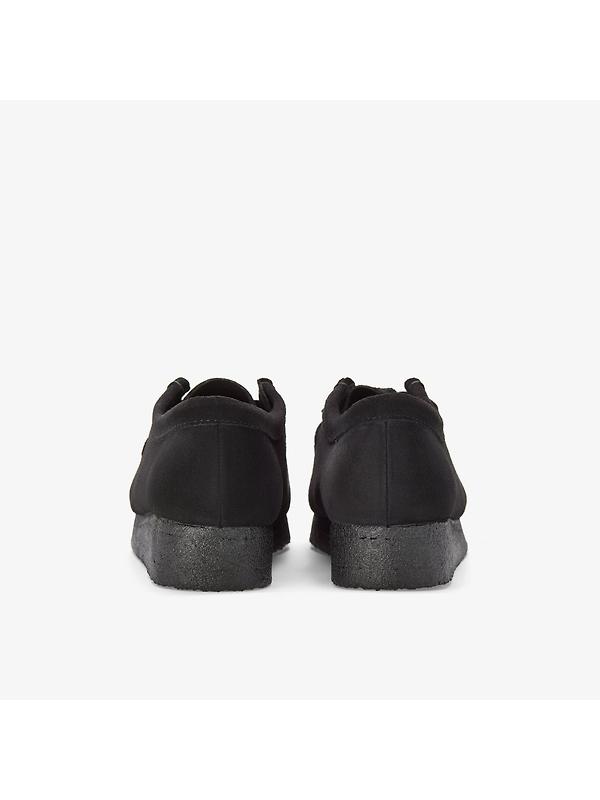 Clarks Originals Men's Wallabee Shoes - Black Suede Image 5