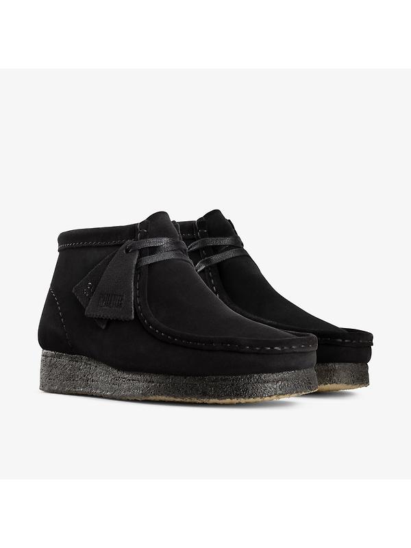 Clarks Originals Women's Wallabee Boots - Black Suede Image 4