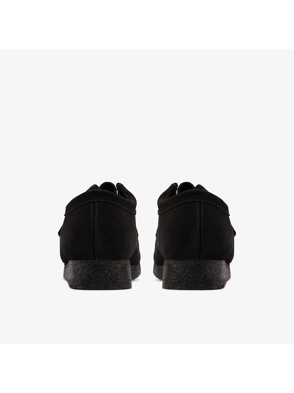 Clarks Originals Women's Wallabee Shoes - Black Suede Image 6
