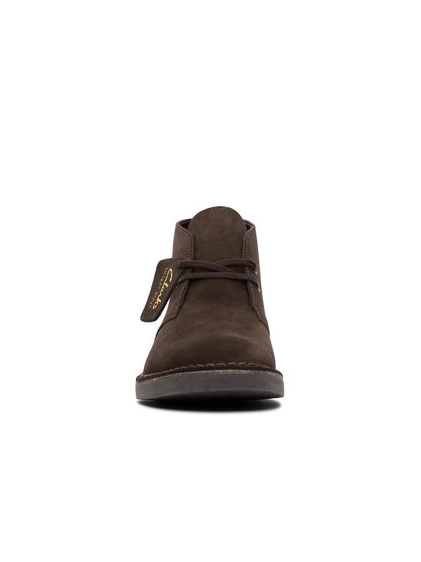 Clarks Men's Desert Evo Suede Boots - Dark Brown Image 4