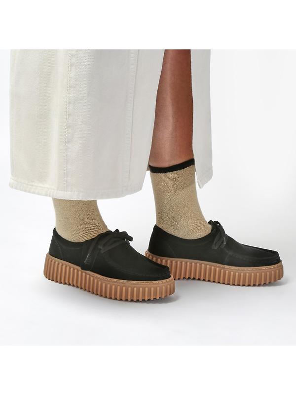 Clarks Women's Torhill Bee - Black Suede Image 2