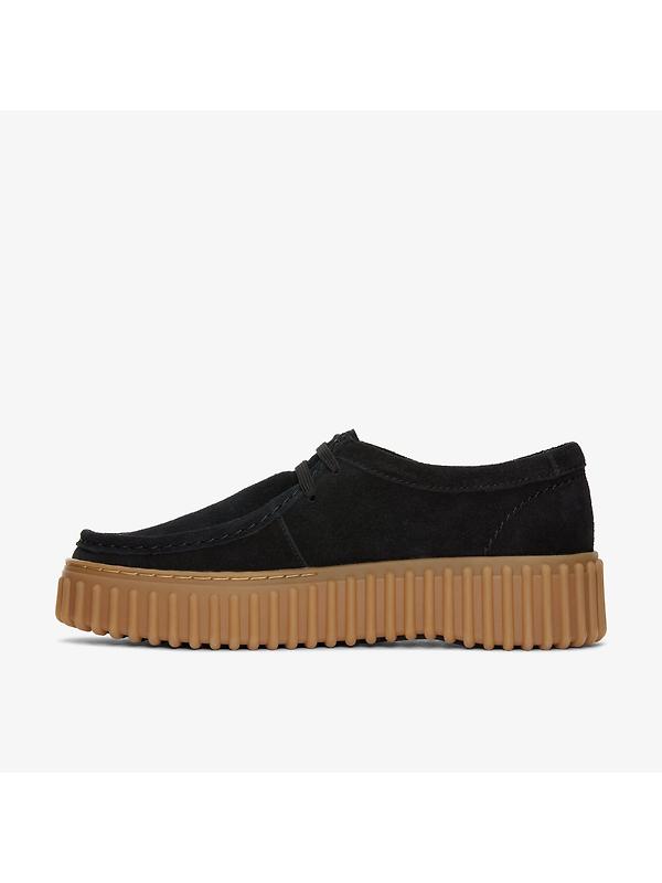 Clarks Women's Torhill Bee - Black Suede Image 3