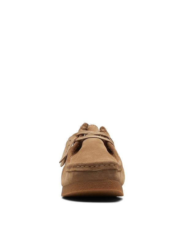 Clarks Men's Wallabee Evo Shoes - Dark Sand Suede Image 3