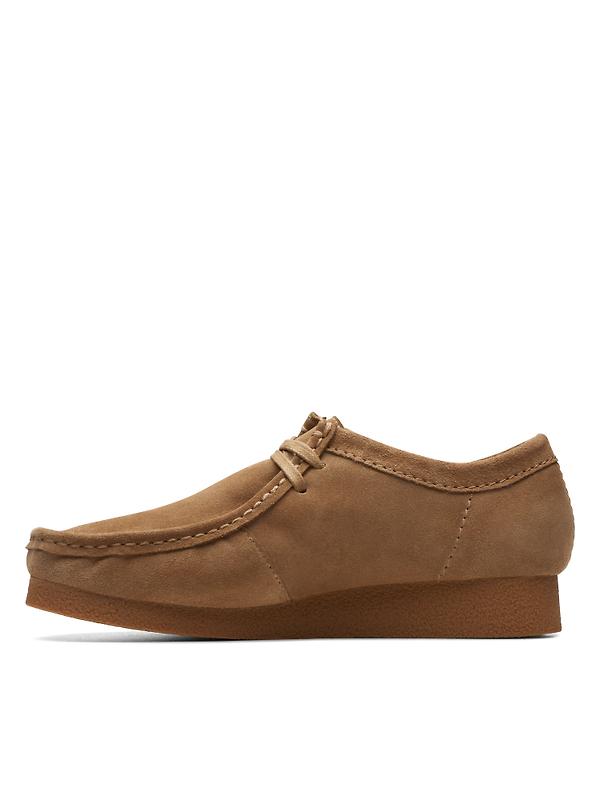 Clarks Men's Wallabee Evo Shoes - Dark Sand Suede Image 5