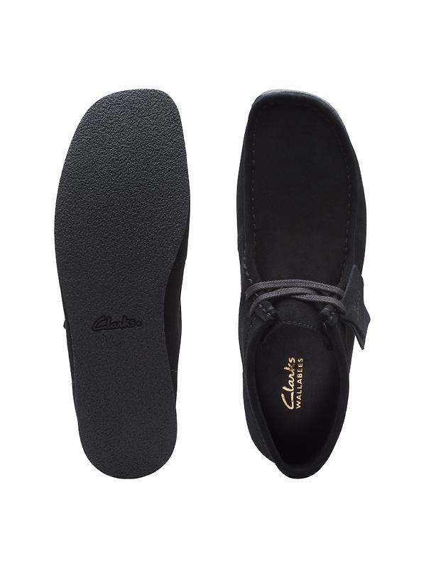 Clarks Men's Wallabee Evo Suede Boot - Black Image 5