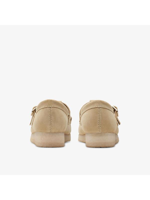 Clarks Originals Women's Wallabee T-Bar Shoes - Maple Suede Image 6