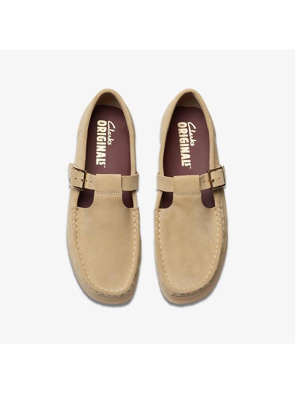 Clarks Originals Women's Wallabee T-Bar Shoes - Maple Suede Image 7