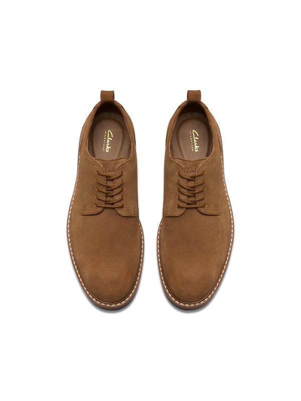 Clarks Aldwin Lace Suede - Cola Image 5