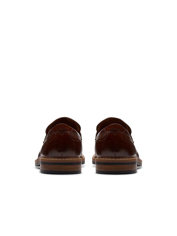 Clarks Men's Aldwin Step - Mid Tan Leather Image 7