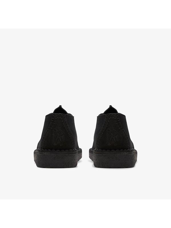 Clarks Originals Men's Desert Trek Shoes - Black Suede Image 6