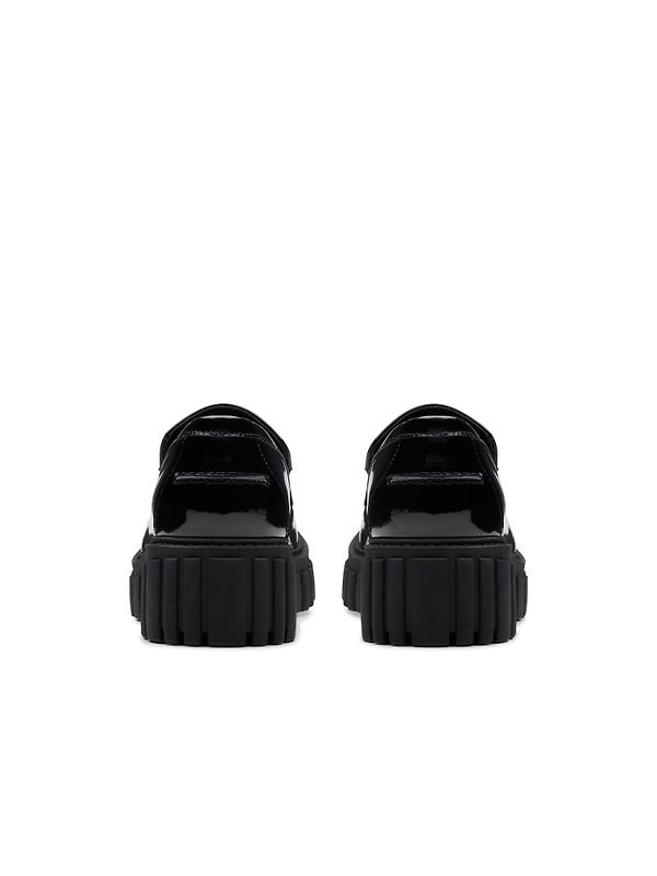 Clarks Women's Page Leather Loafers - Black Image 6