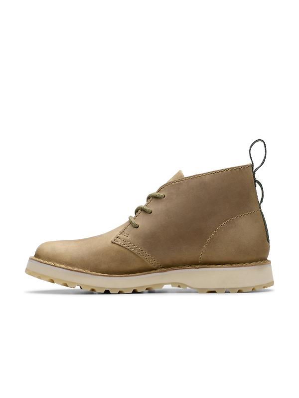 Clarks Solsbury DB Leather - Dark Sand Image 2