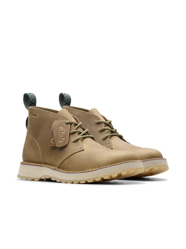 Clarks Solsbury DB Leather - Dark Sand Image 4