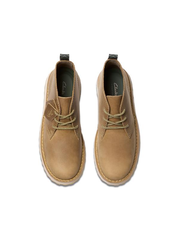Clarks Solsbury DB Leather - Dark Sand Image 5