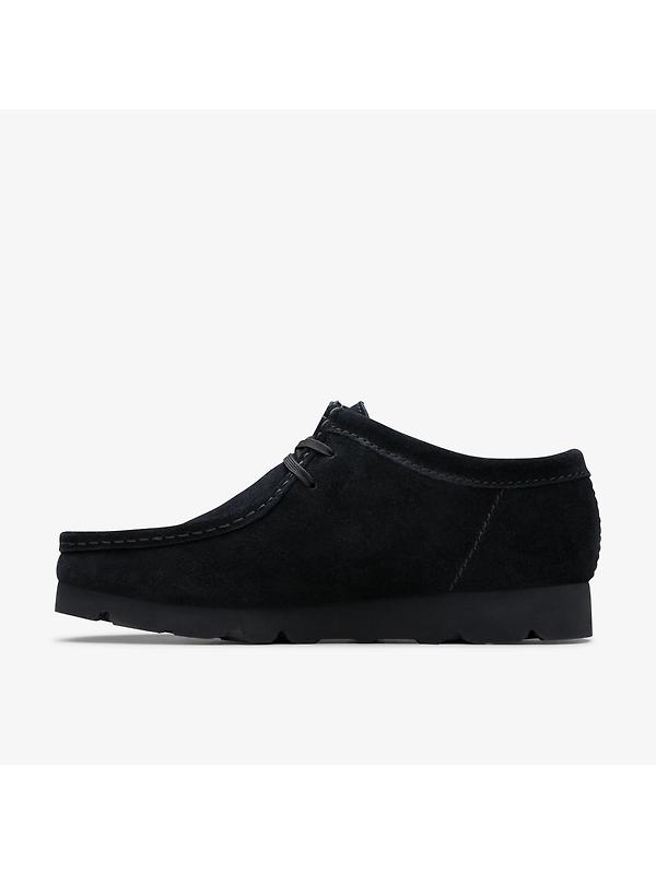 Clarks Originals Men's Wallabee Gore-Tex Shoes - Black Suede Image 2