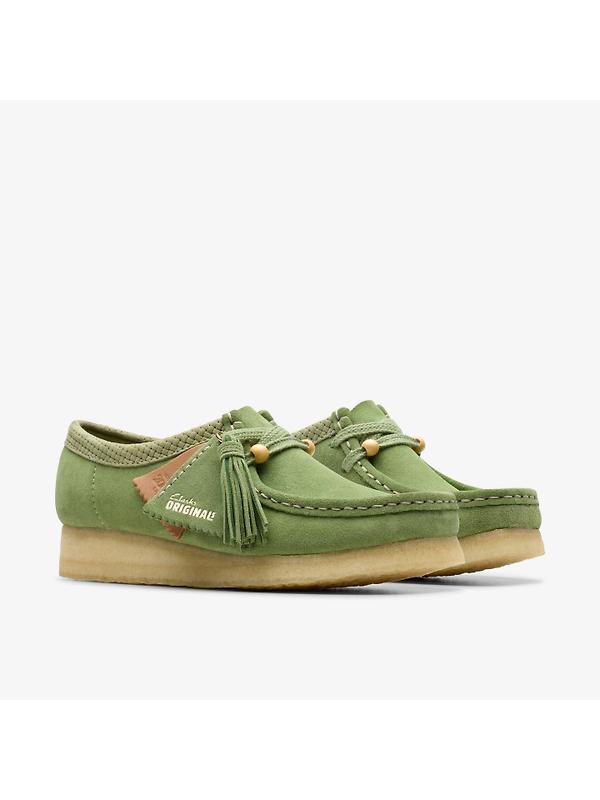 Clarks Originals Women's Wallabee Shoes - Apple Suede Image 4