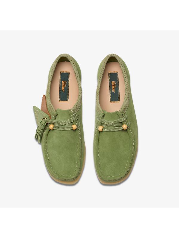 Clarks Originals Women's Wallabee Shoes - Apple Suede Image 6