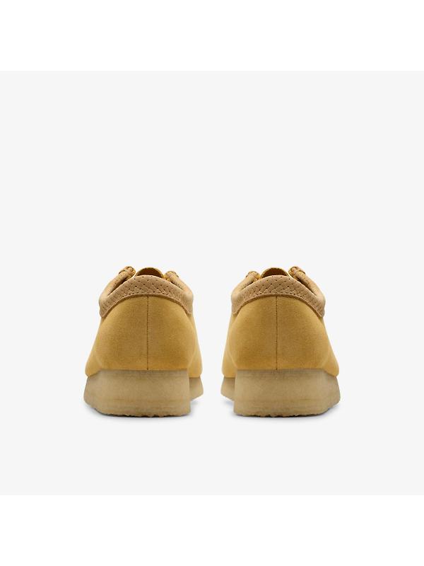 Clarks Originals Women's Wallabee Shoes - Golden Tan Suede Image 5