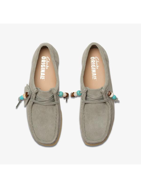 Clarks Originals Women's Wallabee Shoes - Sage Suede Image 6