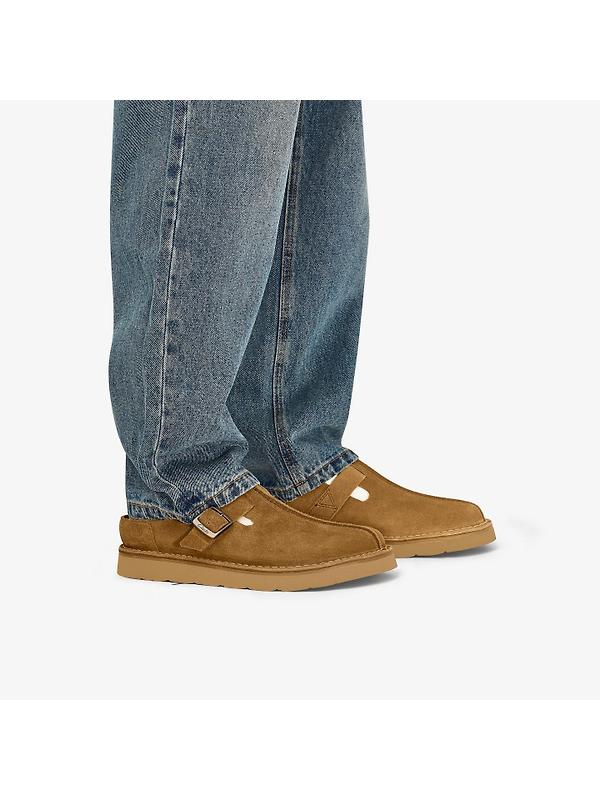 Clarks Men's Solsbury Suede Mule - Cola Suede Image 2