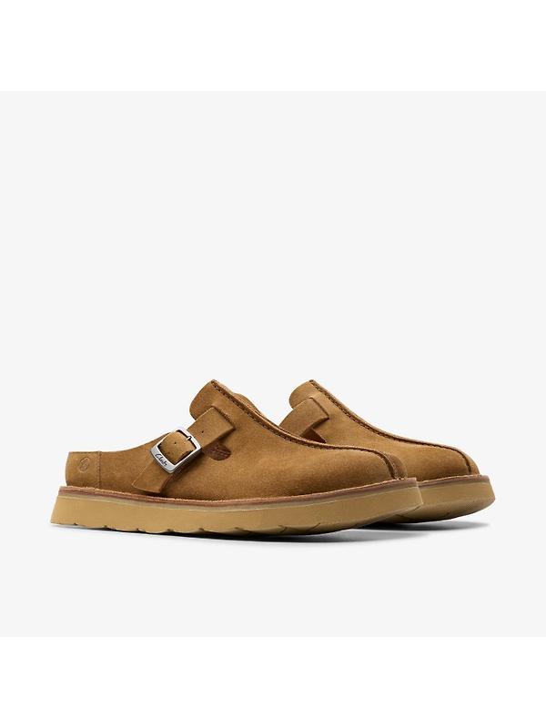 Clarks Men's Solsbury Suede Mule - Cola Suede Image 5