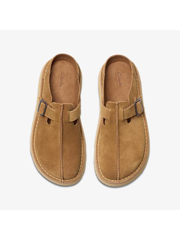 Clarks Men's Solsbury Suede Mule - Cola Suede Image 7
