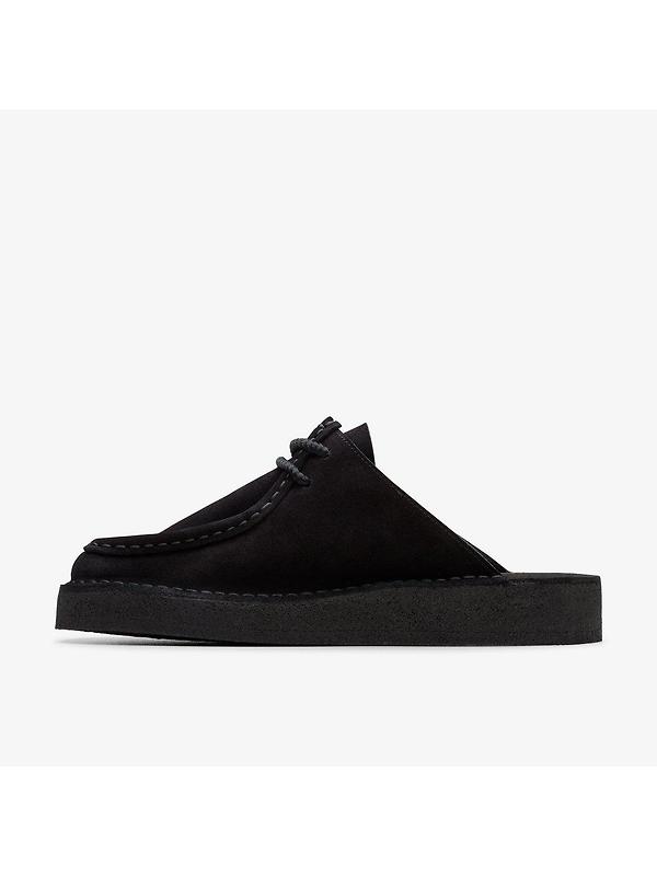 Clarks Originals Women's Desert Nomad Mule - Black Suede Image 3