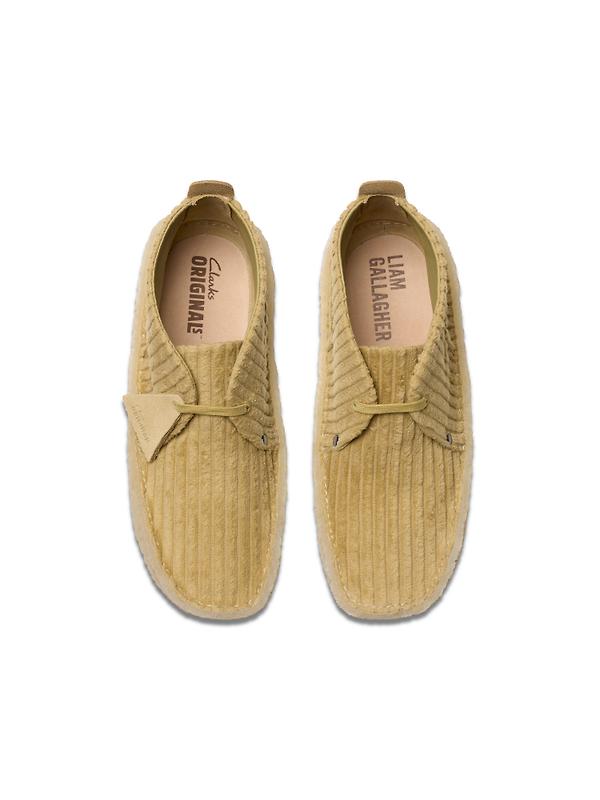 Clarks x Liam Gallagher Men's Desert Rain Shoes - Maple Cord Image 4