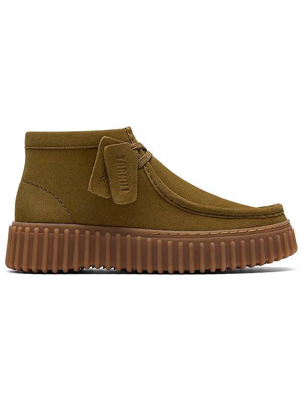 Clarks Women's Torhill Moss - Olive Suede Image 1