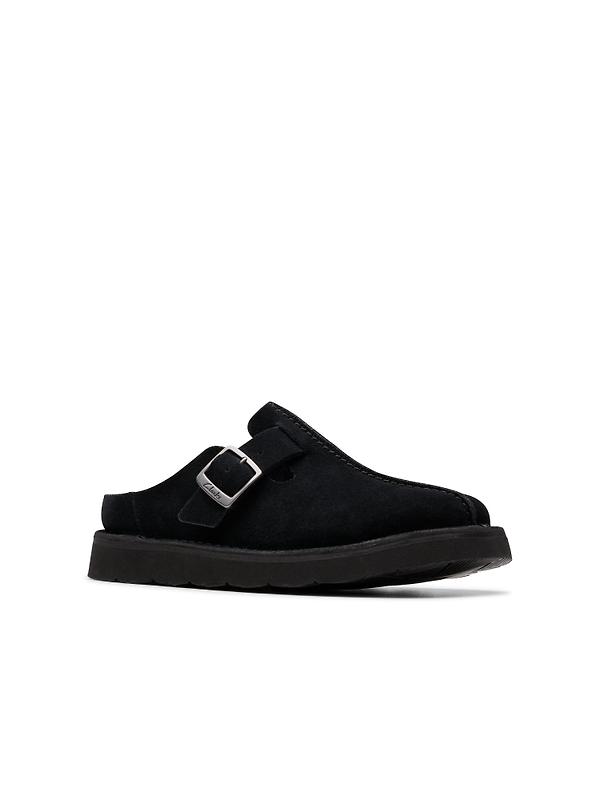 Clarks Women's Solsbury Mules - Black Suede Image 4