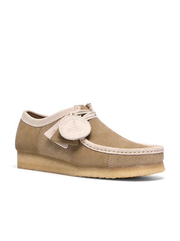 Clarks Originals Men's Wallabee Shoes - Maple Stripe Image 7