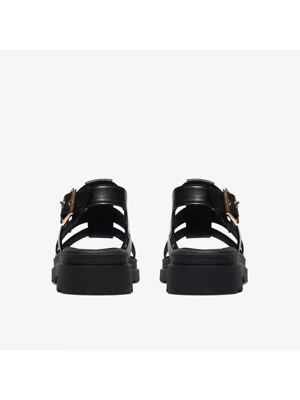 Clarks Women's Orinoco3 Strap Sandals - Black Leather Image 5