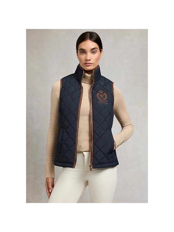 Holland Cooper Women's Lightweight Country Gilet - Ink Navy Image 3