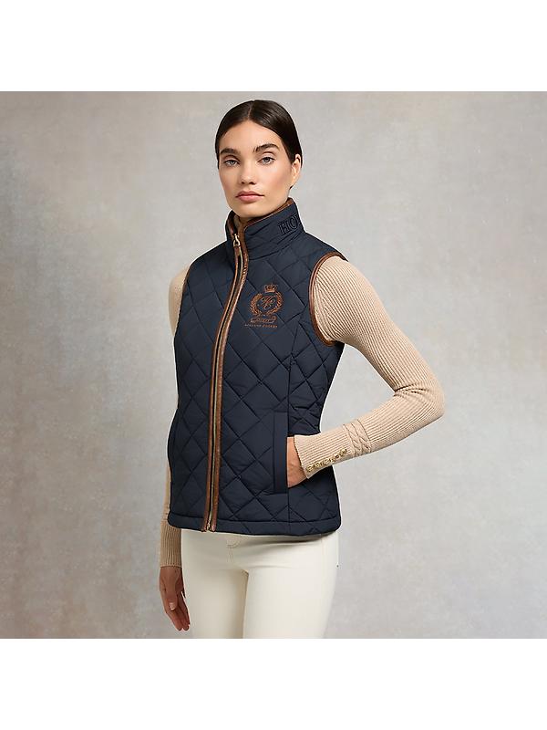 Holland Cooper Women's Lightweight Country Gilet - Ink Navy Image 2