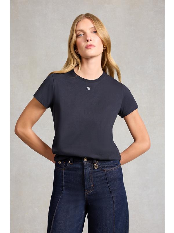 Holland Cooper Women's Monogram Tee - Ink Navy Image 2