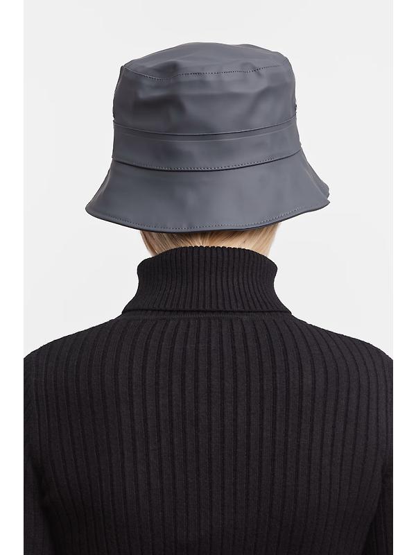 Stutterheim Beckholmen Bucket Hat - Charcoal Image 3