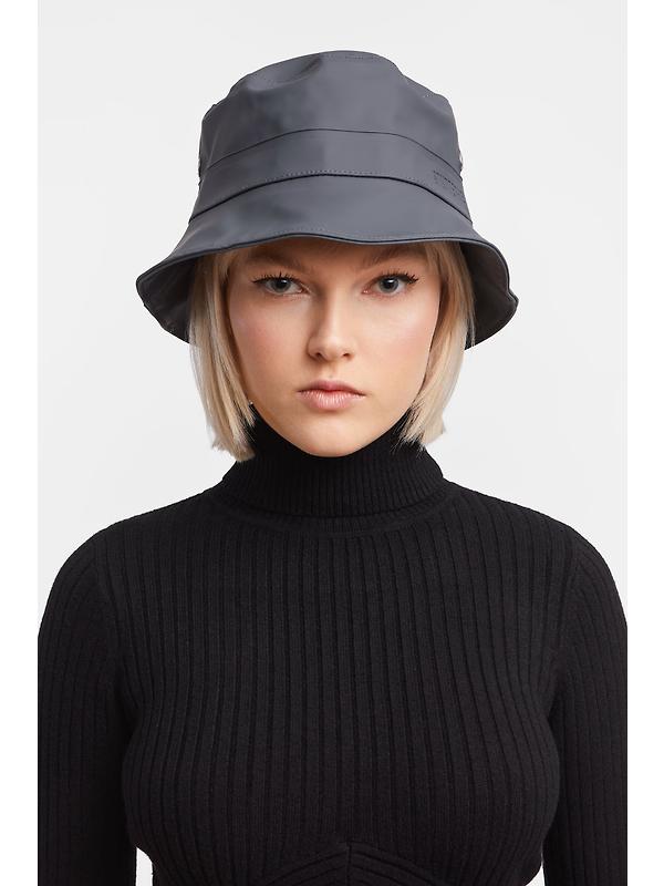 Stutterheim Beckholmen Bucket Hat - Charcoal Image 6