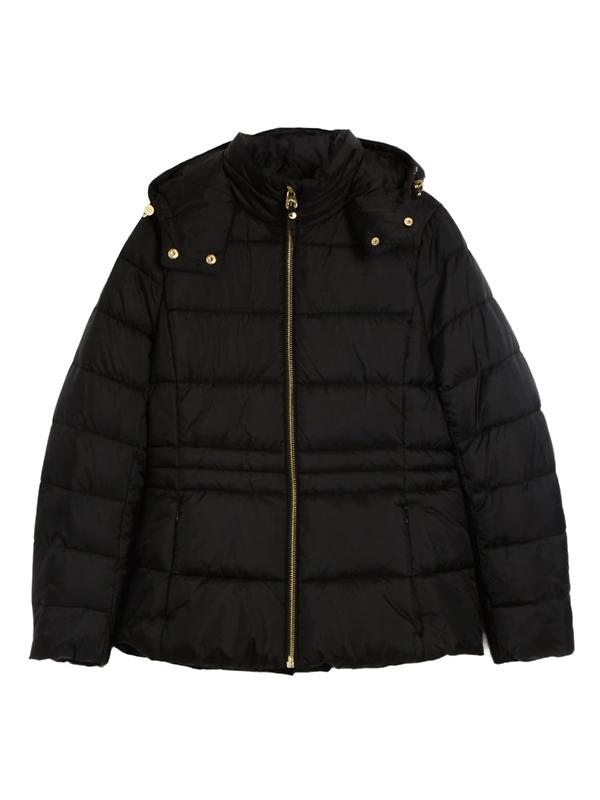 Joules Women's Hadlow Short Showerproof Padded Coat - Black Image 1