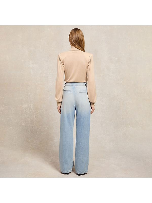 Holland Cooper Women's Tailored Wide Leg Jeans - Vintage Indigo Image 5