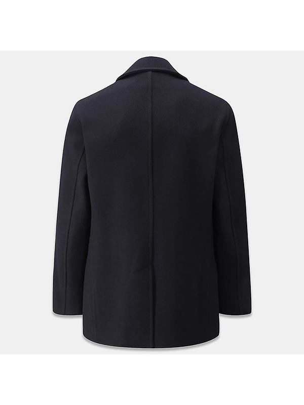 Gloverall Men's Churchill Peacoat - Navy Image 3
